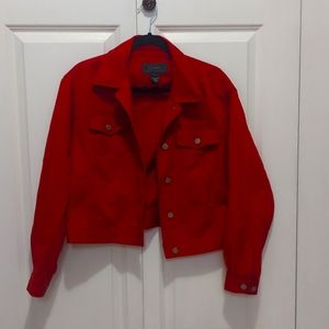 Red Ralph Lauren jean jacket